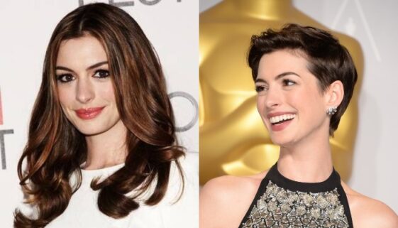 9 Different Looks of Celebrities With Short and Long Hair - Gluwee