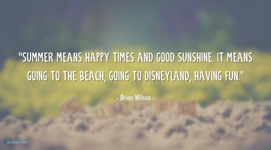 102 Summer Quotes For Summer Lover - Gluwee