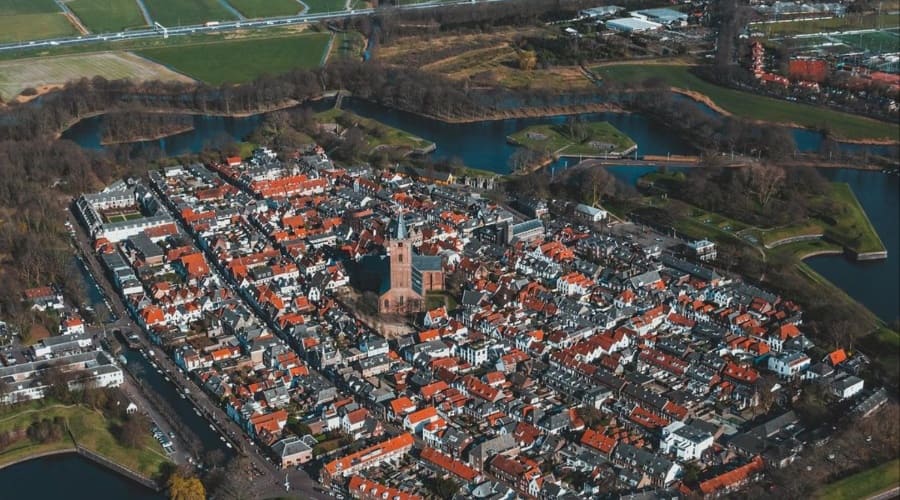 Naarden, a Small Town Surrounded by Forts and Moats